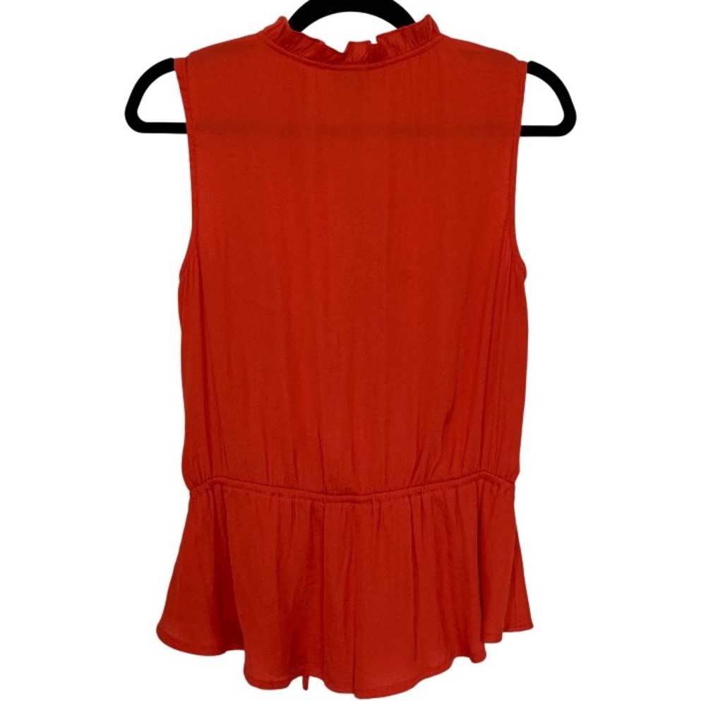 A NEW DAY Women’s Ruffle Surplice Front Blouse Side Tie Elastic Waist SIZE‎ M - Picture 2 of 13